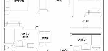 emerald-of-katong-2-bedroom-study-floor-plan-b4s-singapore